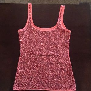 Sequin tank top